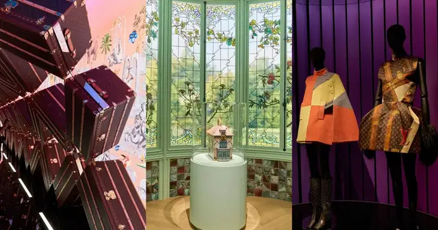 บรรยากาศภายในนิทรรศการ Visionary Journey ณ LV The Place Bangkok โฉมใหม่